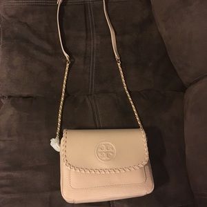 Tory Burch new tan Marion cross body